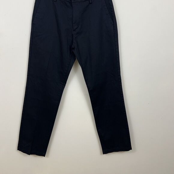 Dockers Mens Khakis Pants W 30 L 30 Black Signature Straight Fit Pockets $66 K - Picture 2 of 16